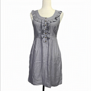 Anthropologie Maeve Ruffles Sleeveless Rayon Dress